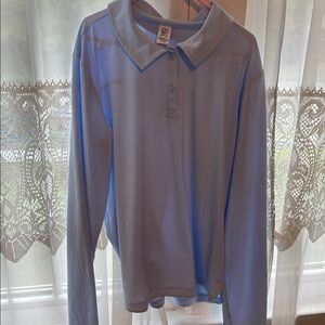 Athleta Light Blue Long Sleeve Kids Shirt